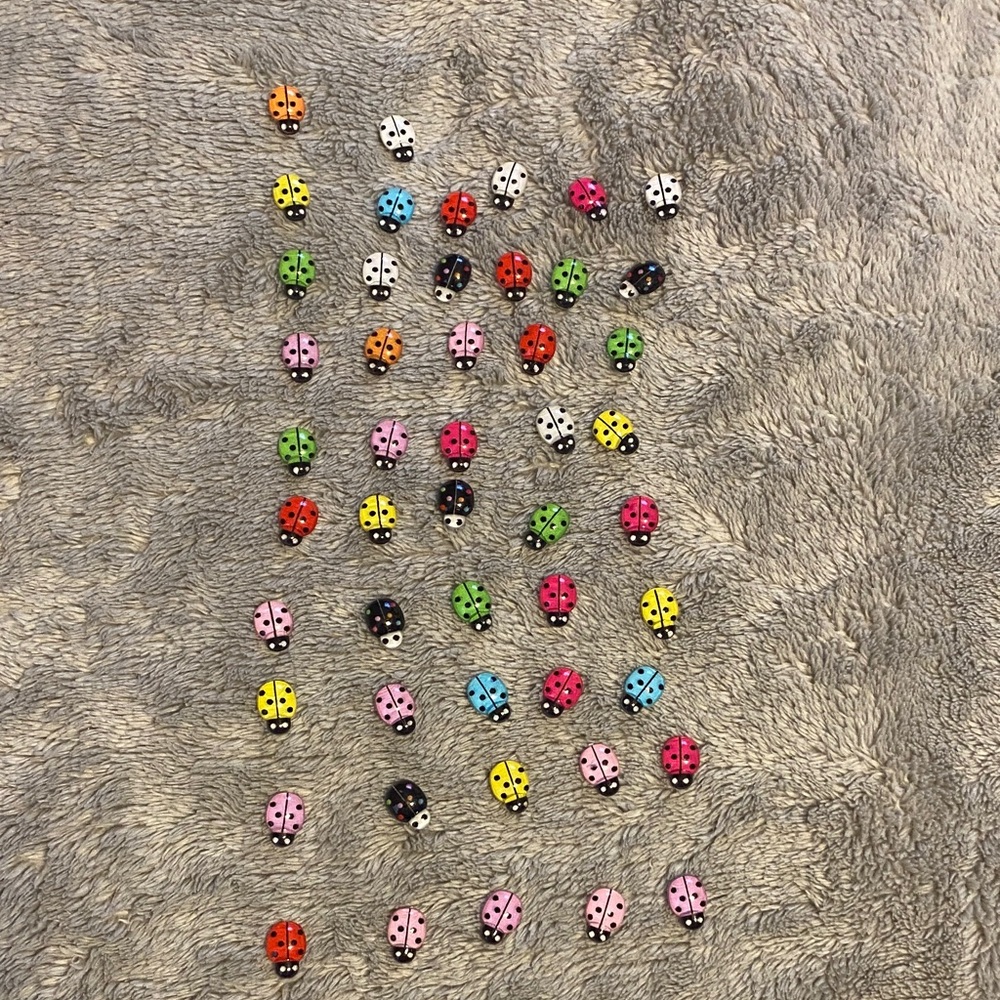 Colorful Ladybugs for crafts